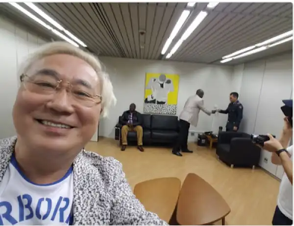 PHOTOS: Japanese Billionaire Arrives Dream Team